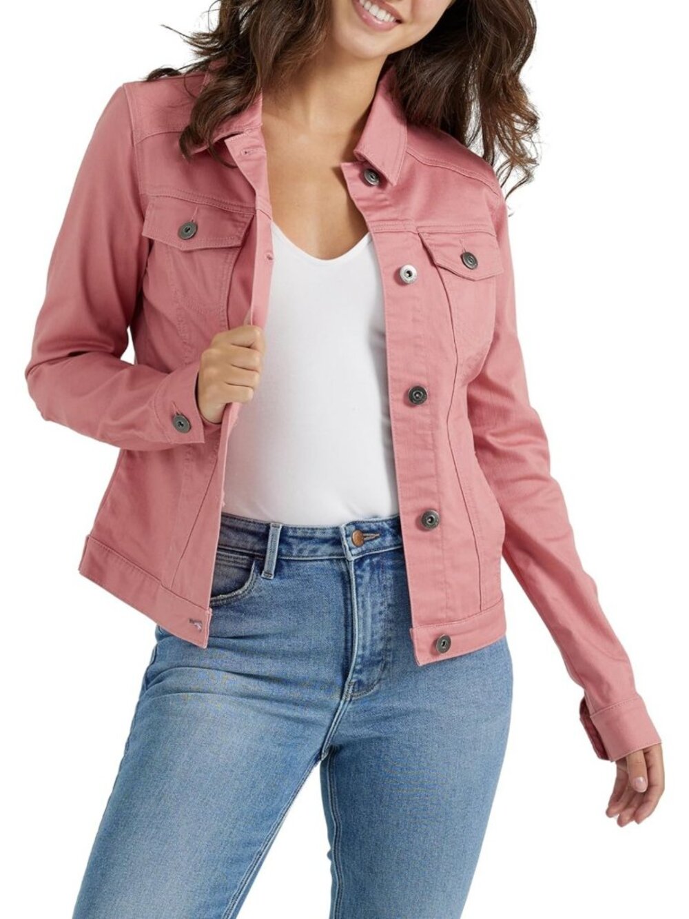 Stylish Women's Stretch Denim Jacket - Versatile Casual Outerwear, Perfect Fit